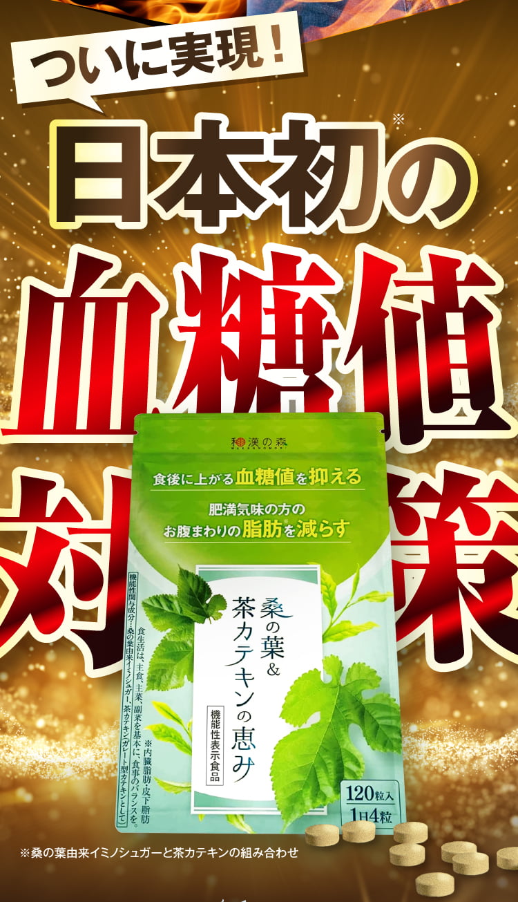 日本初の血糖値対策